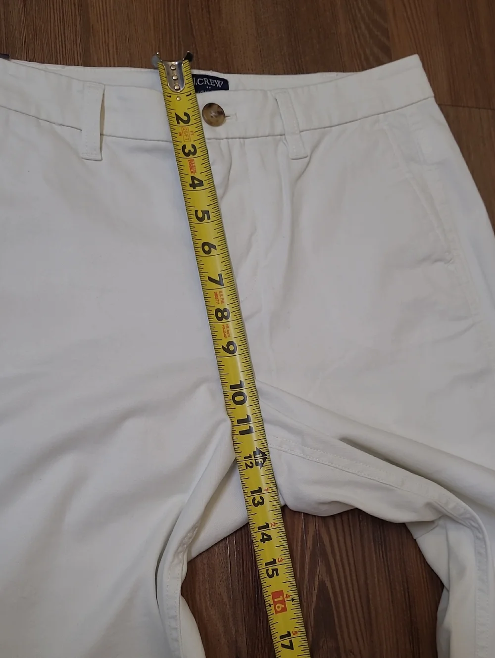 J.‎ Crew women,s's Cream Chino Pants for women,s size 10p new.